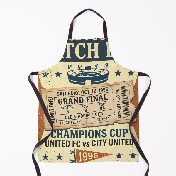 Item preview, Football Rivalry Classic Stadium Vintage Ticket designed and sold by ART ATTACK ZONE.