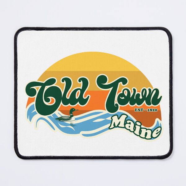 Item preview, Retro Old Town Maine designed and sold by Retro Callback.