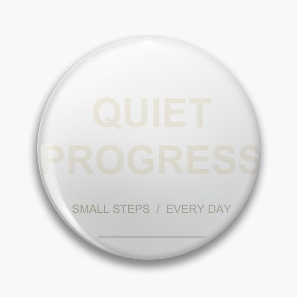 Item preview, Quiet Progress Motivational Print designed and sold by Future Wear.