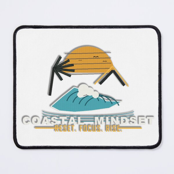 Item preview, Coastal Mindset Cap Style Graphic designed and sold by Velora Studio UK.