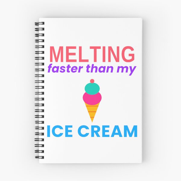 Item preview, Melting Faster Than My Ice Cream Funny Summer Tee designed and sold by 7Four1 Designs.