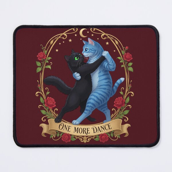Item preview, Dancing Cats - One More Dance Art Nouveau designed and sold by thirtyonestars.