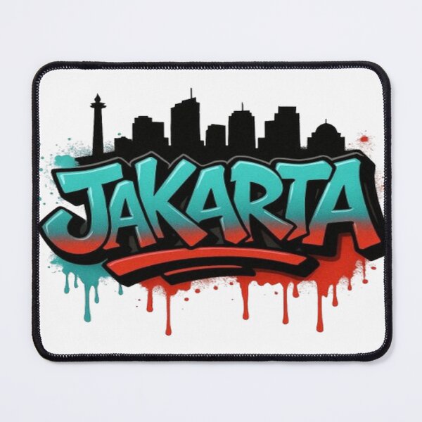 Item preview, Jakarta Street Art Graffiti Typography designed and sold by GraffiCity.