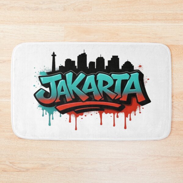 Item preview, Jakarta Street Art Graffiti Typography designed and sold by GraffiCity.