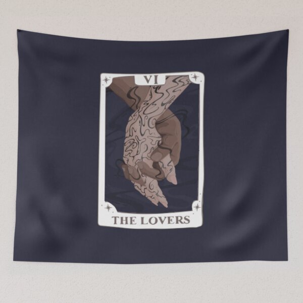 Item preview, Feysand “The Lovers” Tarot Card Fanart designed and sold by theliteraryedit.