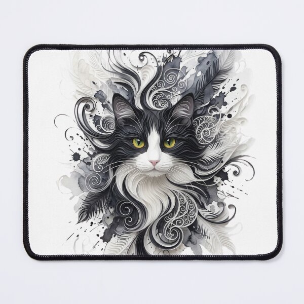 Item preview, gato abstract designed and sold by Animals Art.