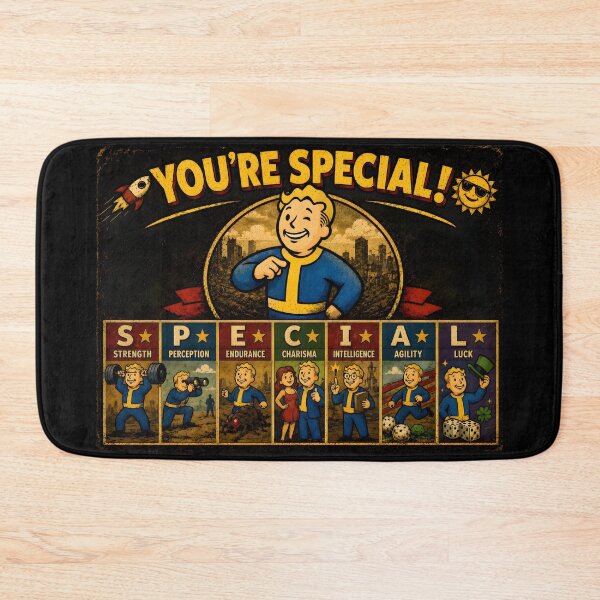 Item preview, You're SPECIAL! Fallout Inspired S.P.E.C.I.A.L. Stats Gamer Parody designed and sold by RockyLambda.