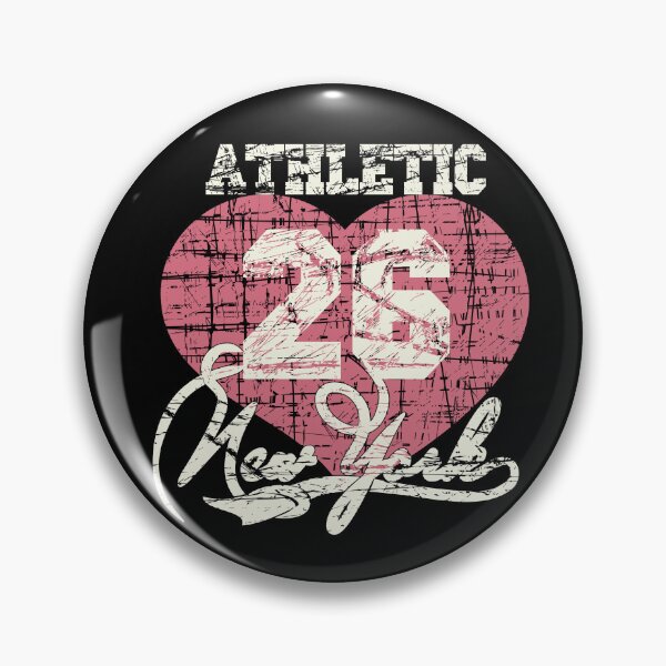 Item preview, New York Athletic 26: Pink Vintage Varsity Heart designed and sold by Krasnovaovaova.