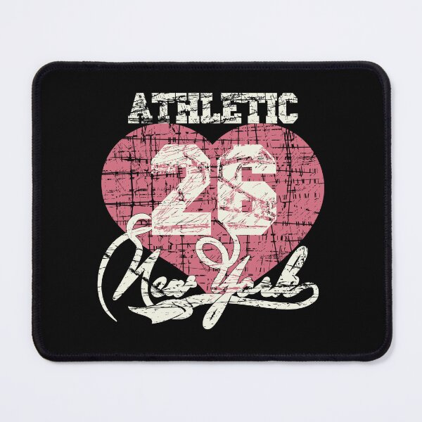 Item preview, New York Athletic 26: Pink Vintage Varsity Heart designed and sold by Krasnovaovaova.