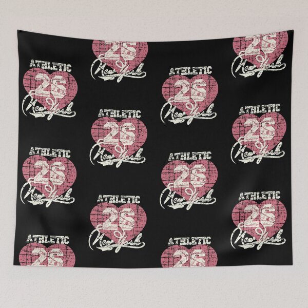 Item preview, New York Athletic 26: Pink Vintage Varsity Heart designed and sold by Krasnovaovaova.