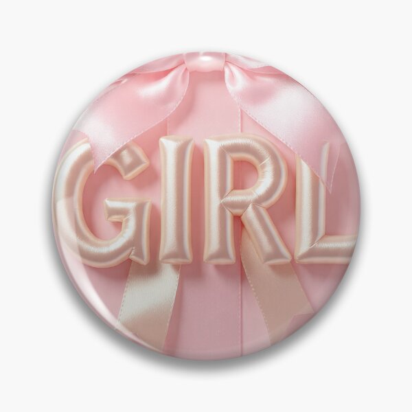 Item preview, Girl Coquette Pink Aesthetic | Girly Ribbon Typography Pastel Cute Design designed and sold by SatinPosterCo.