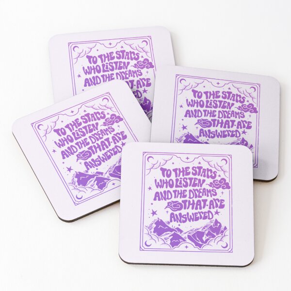 Item preview, to the stars who listen and the dreams that are answered - Gradient Quote Fanart designed and sold by theliteraryedit.