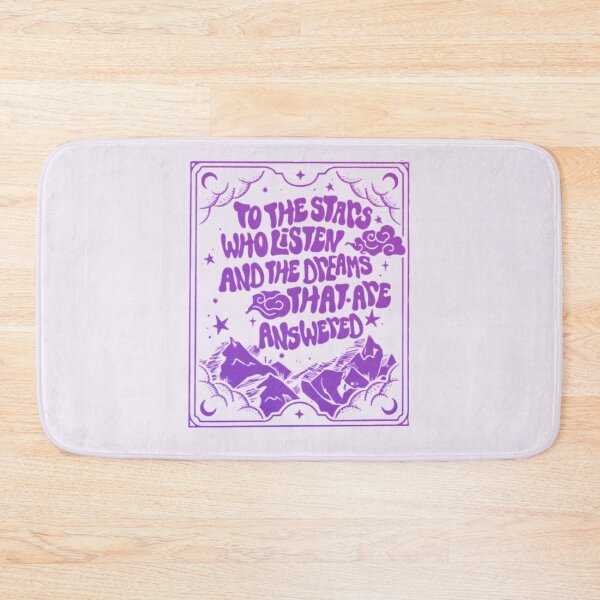 Item preview, to the stars who listen and the dreams that are answered - Gradient Quote Fanart designed and sold by theliteraryedit.