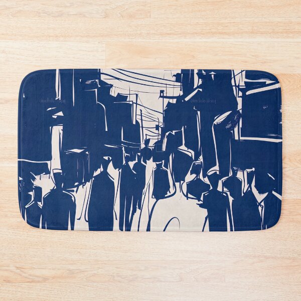 Item preview, Chennai, India - Blue Abstract Art designed and sold by shadow-bloom.