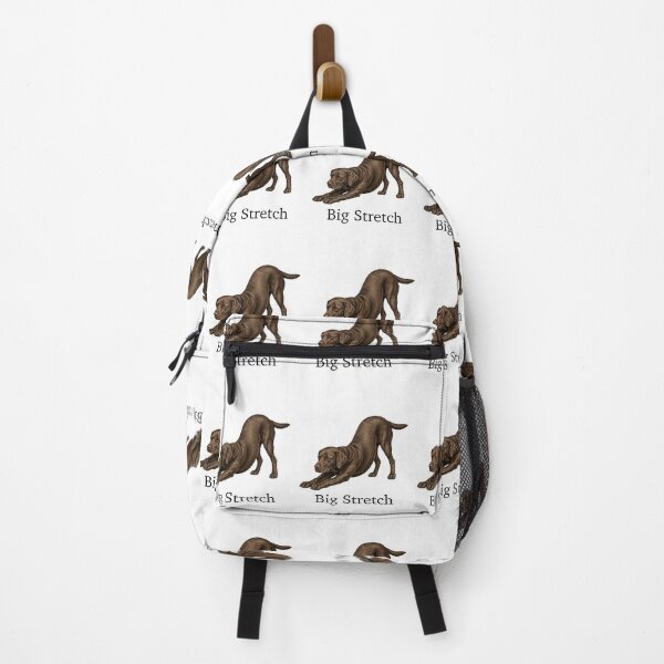 Item preview, Big Stretch Chocolate Labrador Retriever Dog Lover Humor designed and sold by FreshVibe Prints.