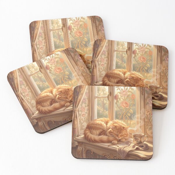 Item preview, Cozy Cat by the Window designed and sold by Glimmersmith.