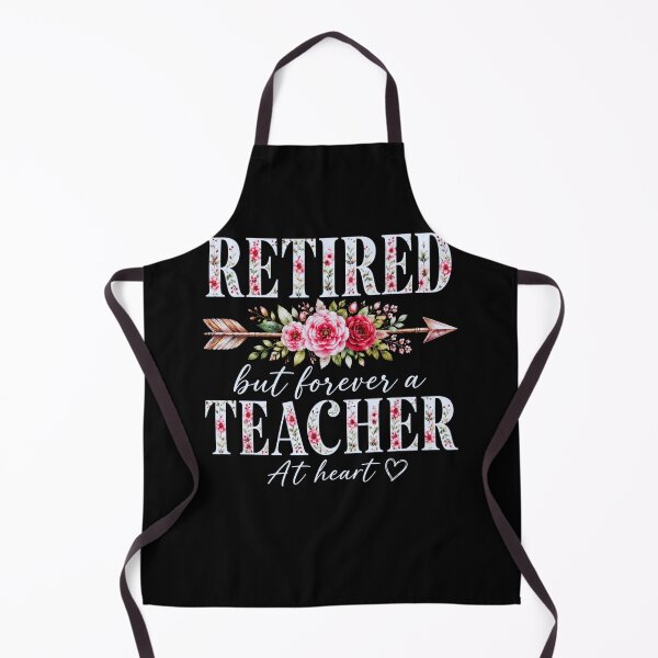 Item preview, Retired Floral Teacher With Heart Arrow Vintage Quote designed and sold by FormalDehyena.