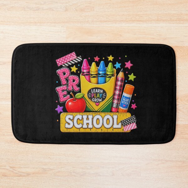 Item preview, Back to School School Supplies Clipart with Pencil Crayons designed and sold by FormalDehyena.