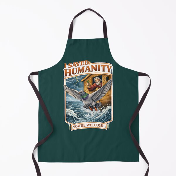 Item preview, I Saved Humanity Pigeon Ark Poster designed and sold by azule1.