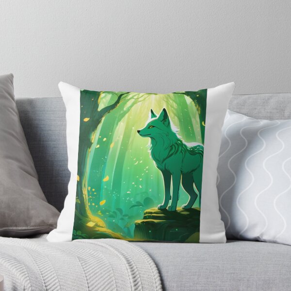 Item preview, Art - Stylized Fox, Dreamlike Atmosphere in the Forest designed and sold by AnimeShin.