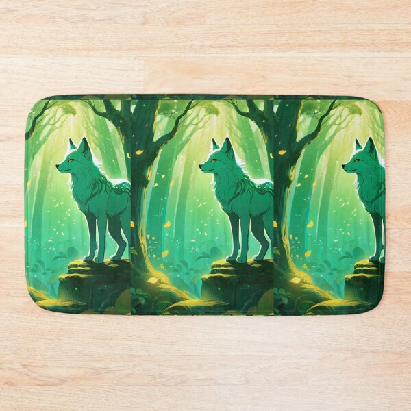 Item preview, Art - Stylized Fox, Dreamlike Atmosphere in the Forest designed and sold by AnimeShin.