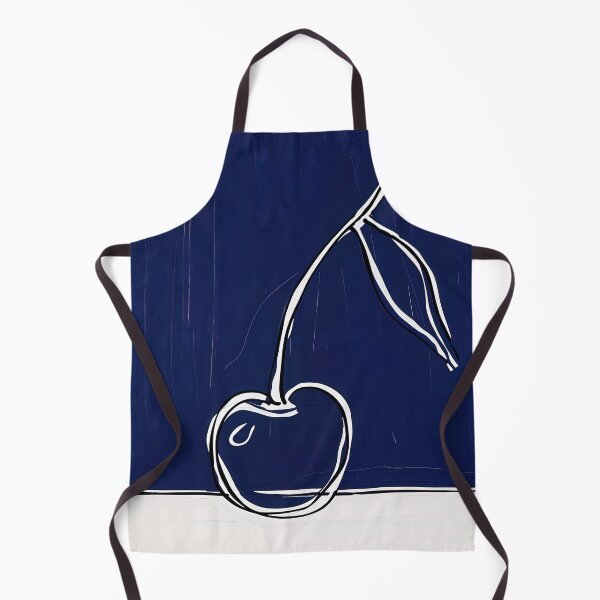 Item preview, Cherry fruit - Blue Abstract Art designed and sold by shadow-bloom.