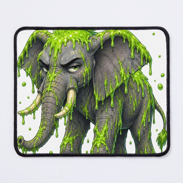 Item preview, Slime elephant grumpy designed and sold by Monster Daze.