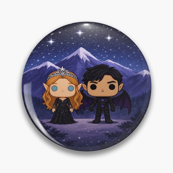 Artikelvorschau, Feysand-Fanart im Funko-Stil unter den Sternen entworfen und verkauft von theliteraryedit.