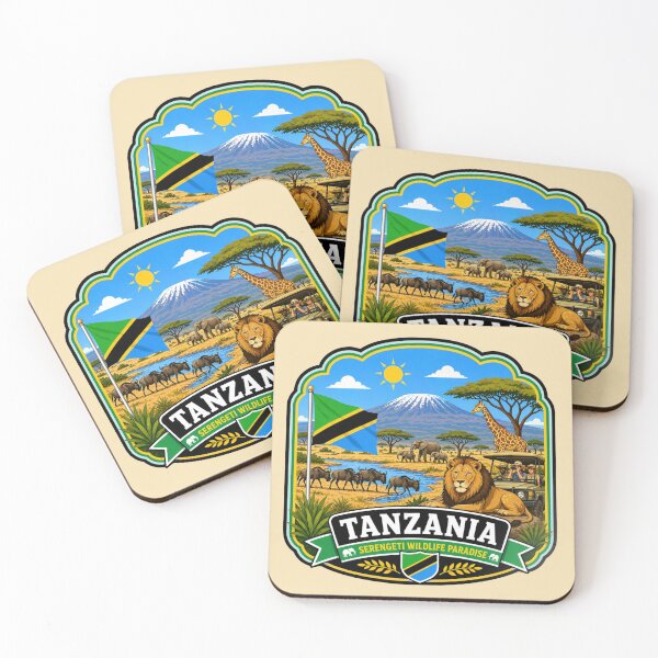 Item preview, Tanzania -  Serengeti Wildlife Paradise designed and sold by Myra365Art.