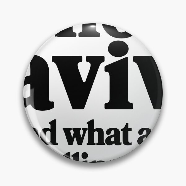 Item preview, Who's Aviv and What Are We Telling Him? designed and sold by GammaRay.