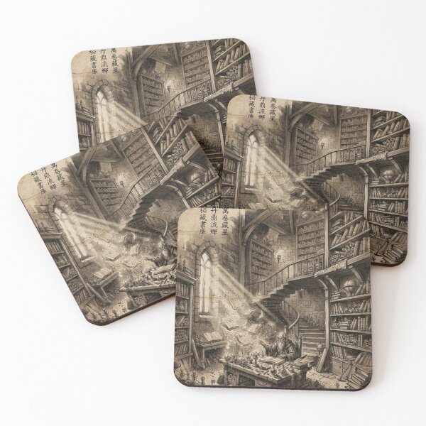 Item preview, Wizard's Secret Study Sumi-e Ink Wash designed and sold by DuckOddity.