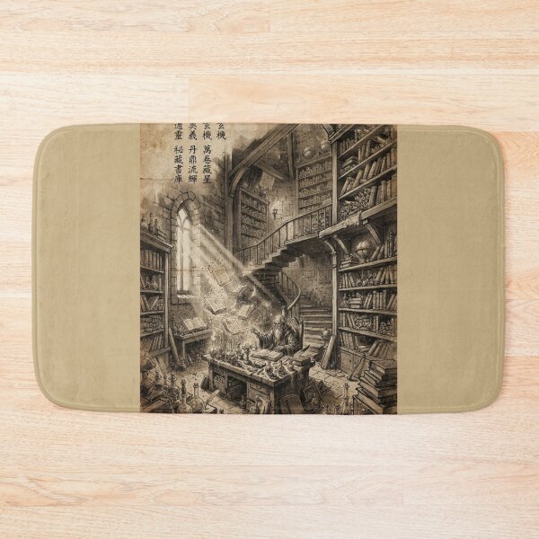 Item preview, Wizard's Secret Study Sumi-e Ink Wash designed and sold by DuckOddity.