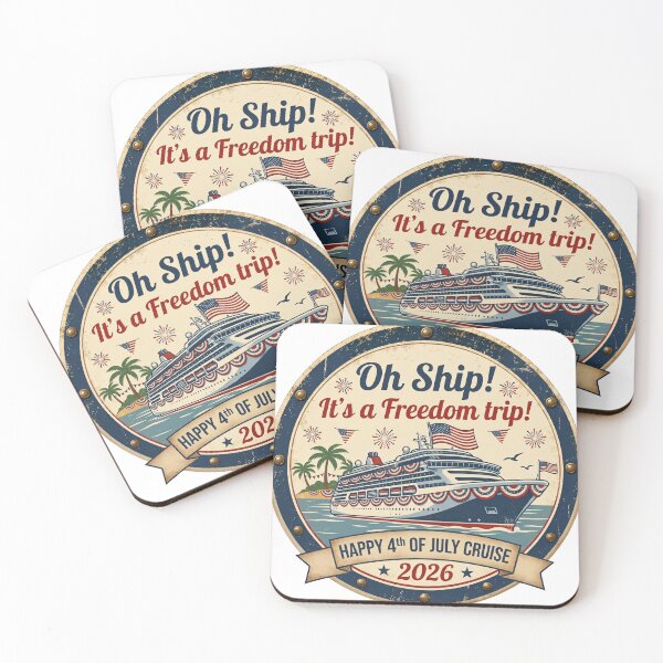 Item preview, Oh Ship It's a Freedom Trip - Tropical 4th of July Cruise 2026 designed and sold by HungarianSailor.