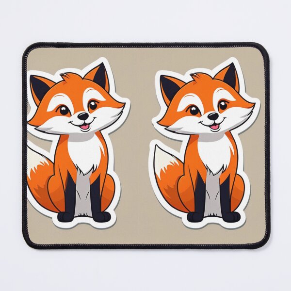Item preview, Art - Stylized Fox, Modern Decorative Motif designed and sold by AnimeShin.
