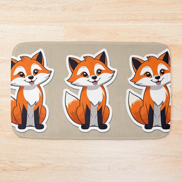 Item preview, Art - Stylized Fox, Modern Decorative Motif designed and sold by AnimeShin.