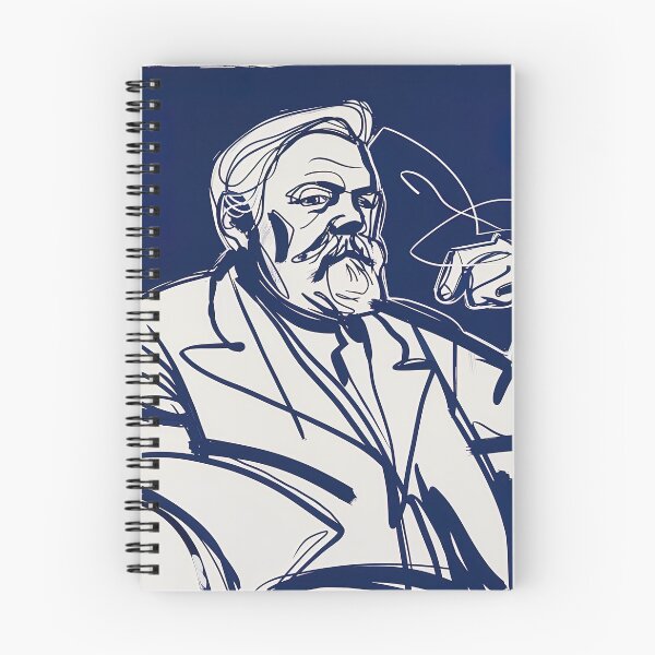 Item preview, Chester A. Arthur - Blue Abstract Art designed and sold by shadow-bloom.