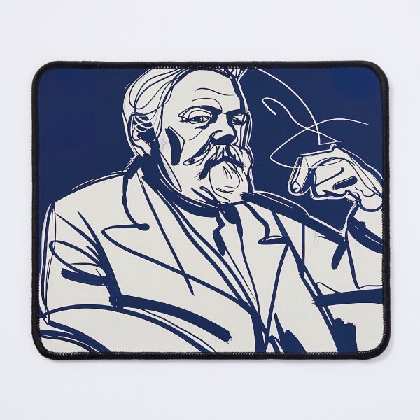 Item preview, Chester A. Arthur - Blue Abstract Art designed and sold by shadow-bloom.