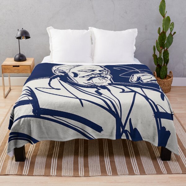 Item preview, Chester A. Arthur - Blue Abstract Art designed and sold by shadow-bloom.