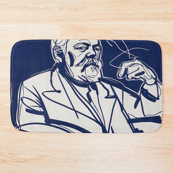 Item preview, Chester A. Arthur - Blue Abstract Art designed and sold by shadow-bloom.