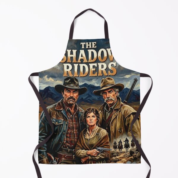 Item preview, The Shadow Riders Retro Western Action Drama Tribute Art Movie Poster designed and sold by Art's Diner.
