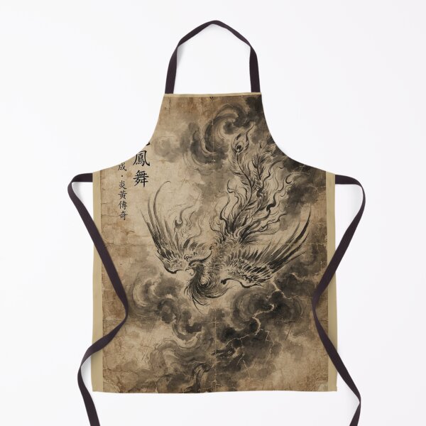 Item preview, Flight of the Phoenix Sumi-e Ink Wash designed and sold by DuckOddity.