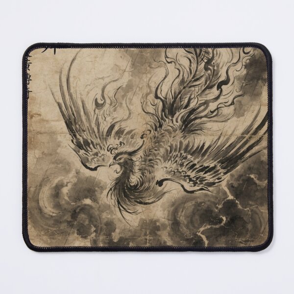Item preview, Flight of the Phoenix Sumi-e Ink Wash designed and sold by DuckOddity.