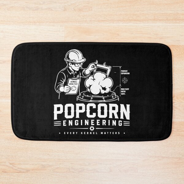 Item preview, Popcorn Engineering Every Kernel Matters Funny Movie Lover designed and sold by CamaleonDesigns.