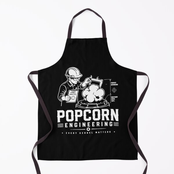 Item preview, Popcorn Engineering Every Kernel Matters Funny Movie Lover designed and sold by CamaleonDesigns.