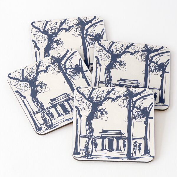 Item preview, Chhattisgarh, India - Blue Abstract Art designed and sold by shadow-bloom.