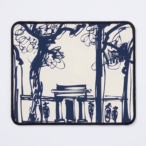 Item preview, Chhattisgarh, India - Blue Abstract Art designed and sold by shadow-bloom.