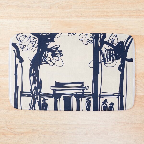 Item preview, Chhattisgarh, India - Blue Abstract Art designed and sold by shadow-bloom.