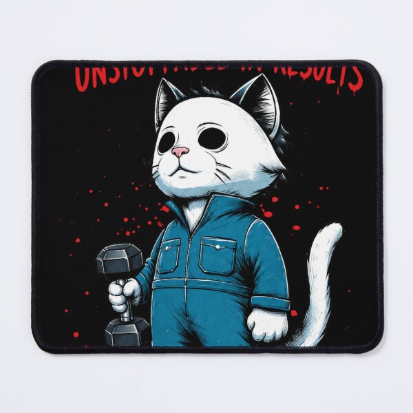 Item preview, Built in Silence Unstoppable in Results Funny Gym Cat T-Shirt designed and sold by Digistore1221.