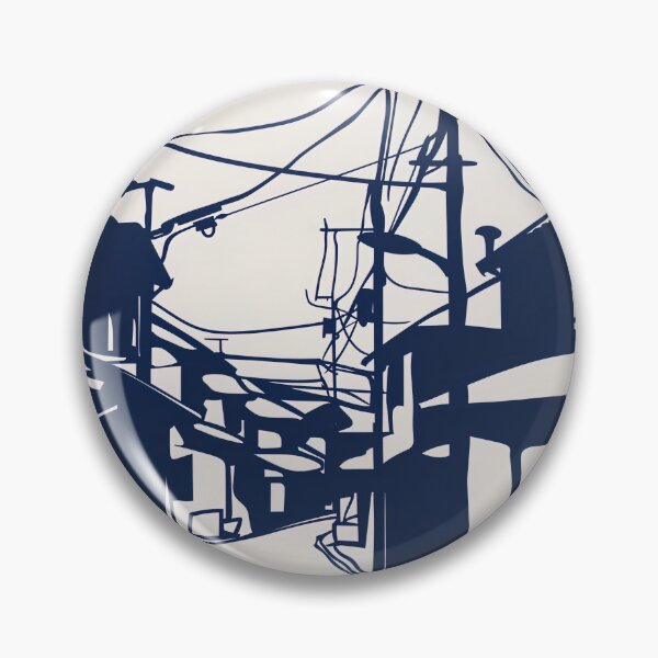 Item preview, Chiba, Japan - Blue Abstract Art designed and sold by shadow-bloom.