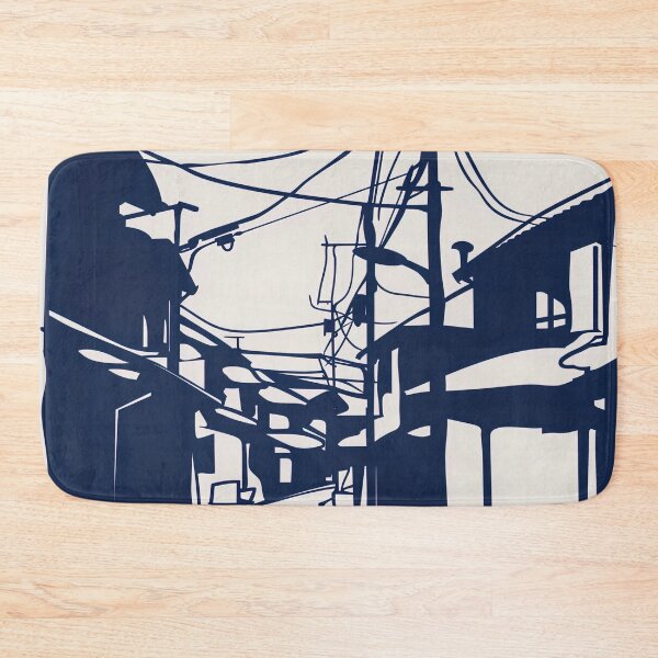 Item preview, Chiba, Japan - Blue Abstract Art designed and sold by shadow-bloom.
